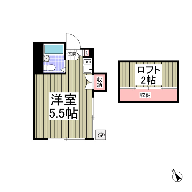 ハイム西調布の間取り