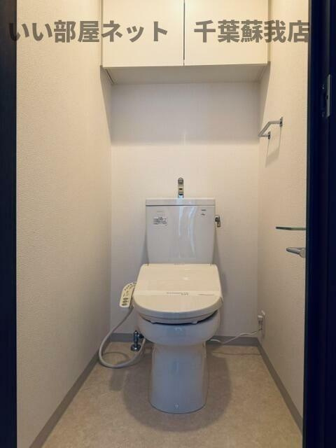ＣＨＩＢＡ　ＣＥＮＴＲＡＬ　ＴＯＷＥＲのトイレ|落ち着いた色調のトイレです