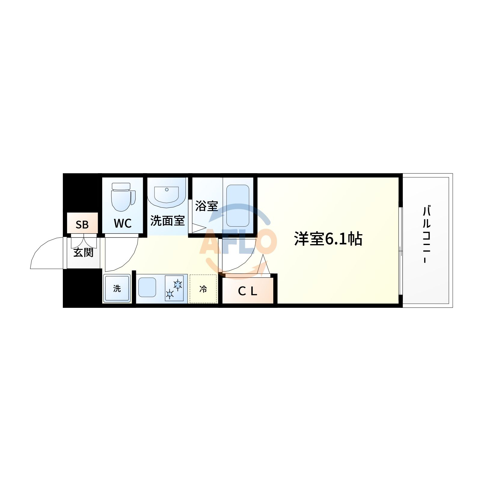 ララプレイス新大阪シエスタの間取り|ララプレイス新大阪シエスタ　間取り