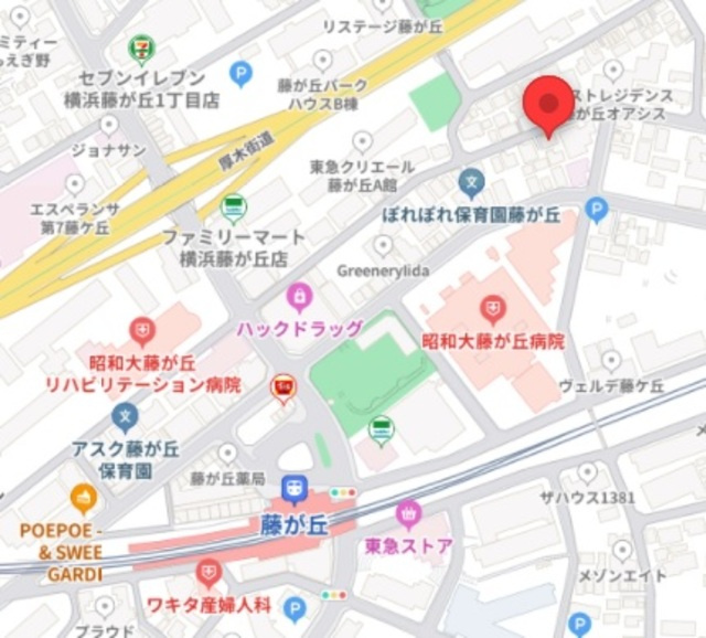 パープルヒルの地図