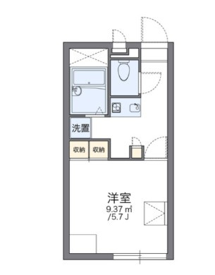 レオパレスドリーム和光の間取り