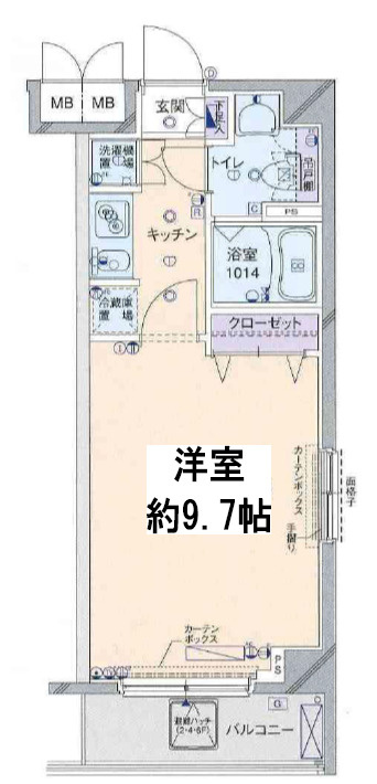 エルフラット両国の間取り