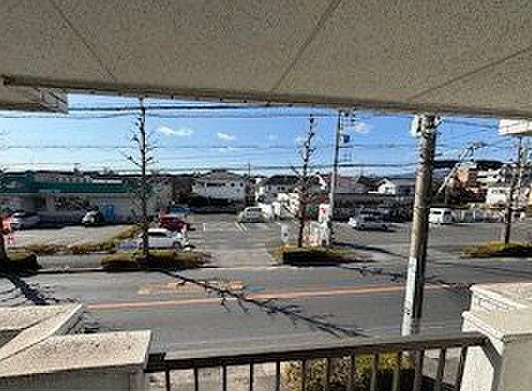 水野ビル（青梅市）のバルコニー