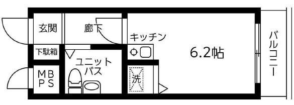 ナイスアーバン大和の間取り