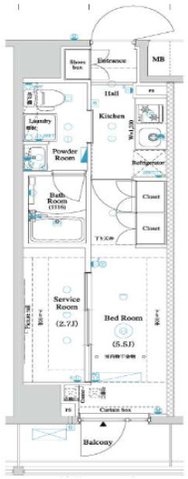 ＡＲＫＭＡＲＫ南千住ＲＥＳＩＤＥＮＣＥの間取り