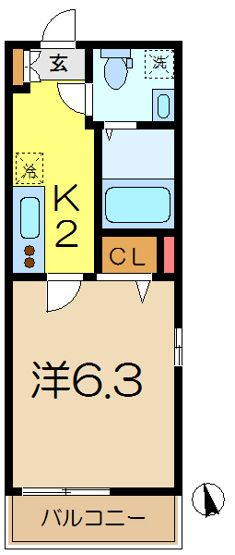 【間取り】 | シャトン横浜上大岡