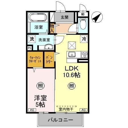 アスペルジュの間取り
