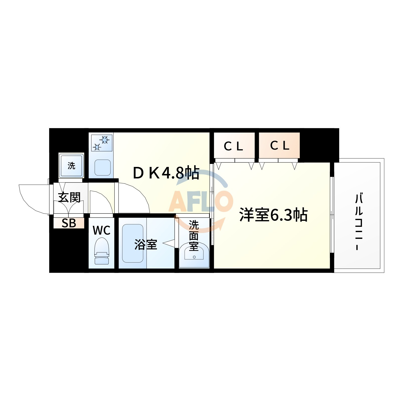 プルミエール江坂の間取り|間取り