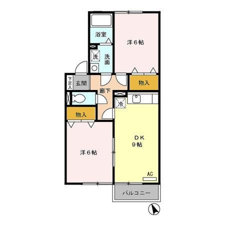グランティオＹの間取り
