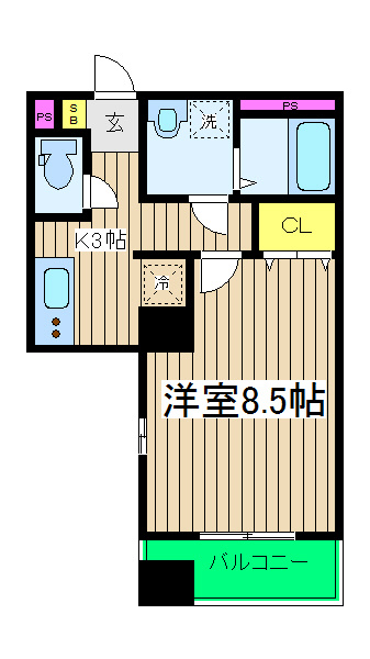 アヴニール山手の間取り|アヴニール山手　間取り図面