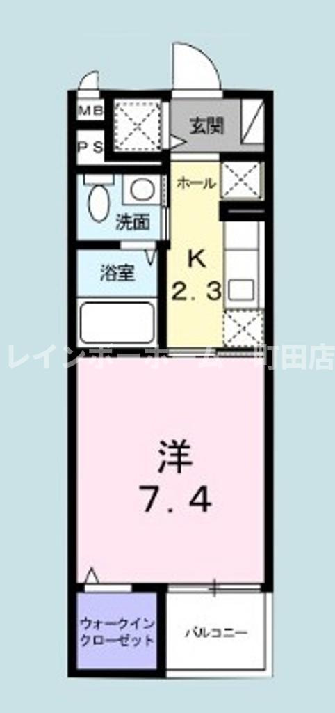 ドルチェ海老名※初期費用分割あと払いサービス利用可能物件の間取り
