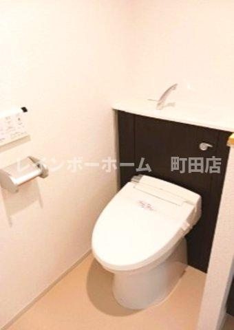 ドルチェ海老名※初期費用分割あと払いサービス利用可能物件のトイレ