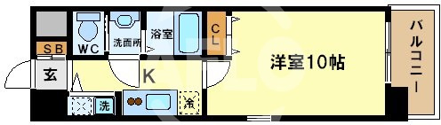 エス・キュート平野町の間取り|エス・キュート平野町　間取り