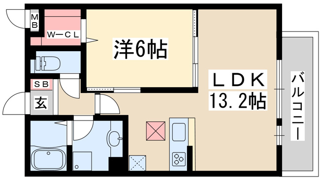 【間取り】 | シャルムA