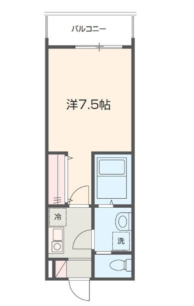 MELDIA入間市Ⅲの間取り