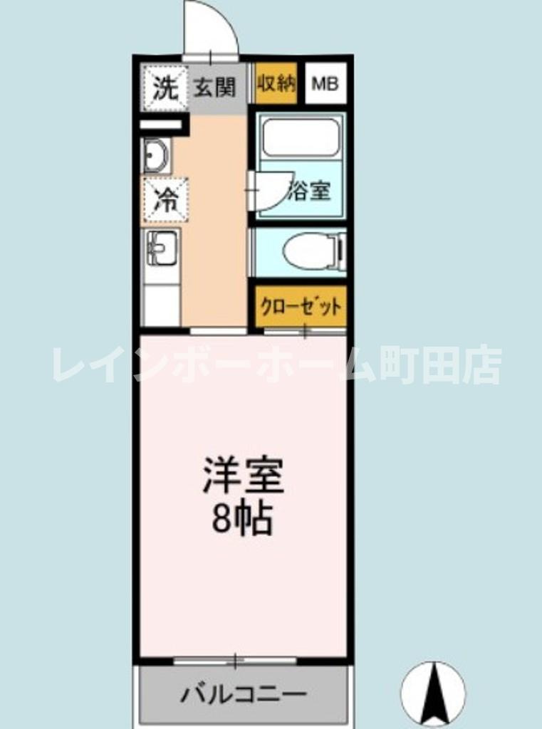 レガート湘南台※初期費用分割あと払いサービス利用可能物件の間取り