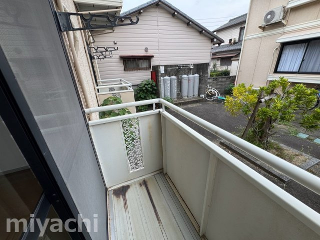 カサビエント新浜のバルコニー