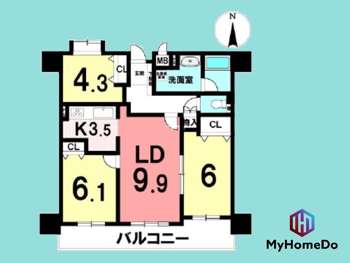 エスポア大森の間取り