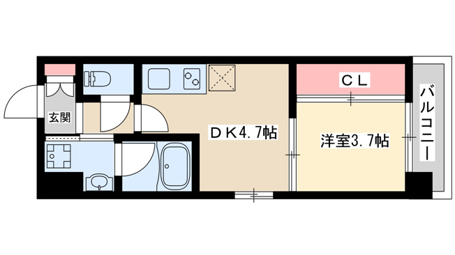 【間取り】 | エルシア新大阪