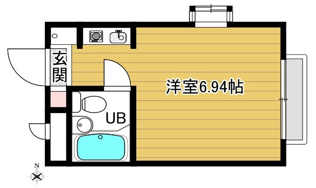 セザール豊田の間取り