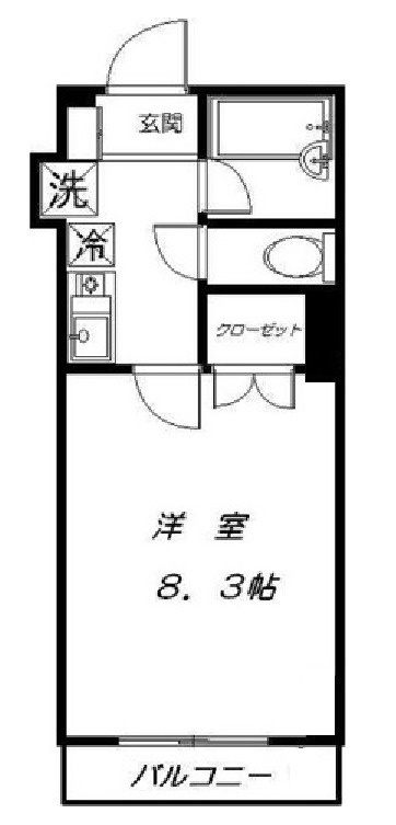 シャトー梅ヶ丘の間取り