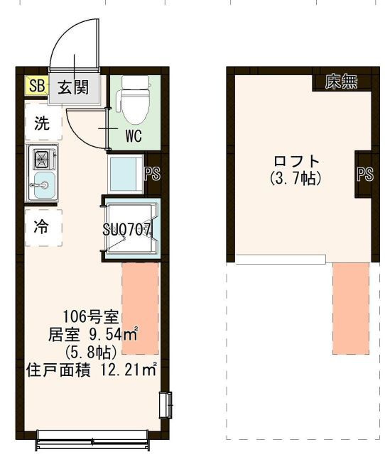 アルカディア上板橋 の間取り