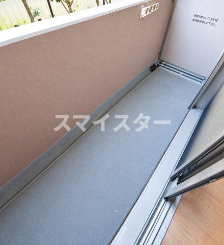 浦安市北栄３丁目の賃貸マンションのバルコニー