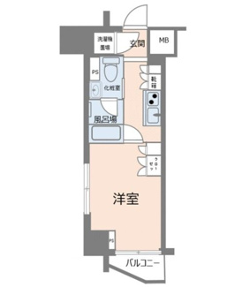 【間取り】 | ＡＸＡＳ板橋本町Ⅲ | 間取りです。