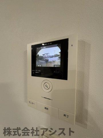 弓削田売戸建ての防犯設備|TVモニターホン付きです。