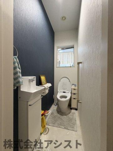 弓削田売戸建てのトイレ|清潔感ある使いやすいトイレです