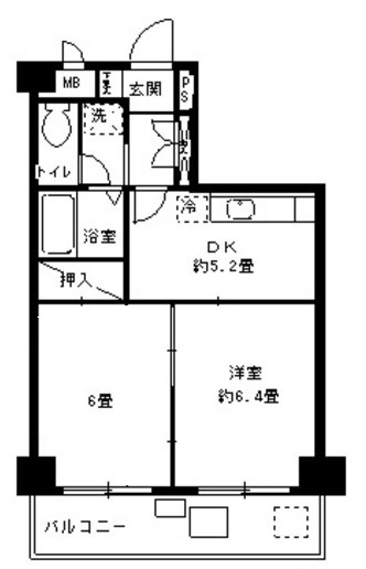 モンテベルデ第２横浜の間取り|間取りです。