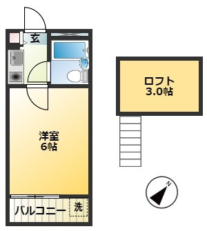 【間取り】 | ジュネパレス習志野第8