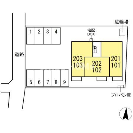 リリーフ小相木の区画図|当社、チルホームのHPもご覧ください(^^)/物件情報多数♪