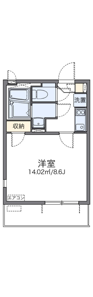 レオネクストフィオーレ の間取り