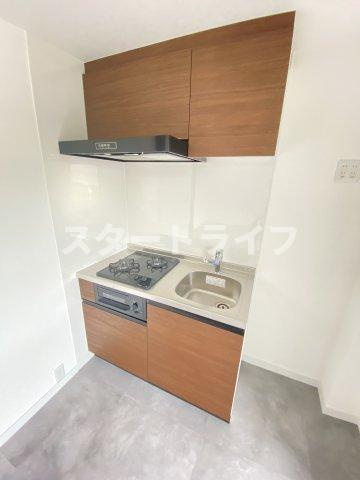 大阪市淀川区西宮原１丁目の賃貸マンションのキッチン