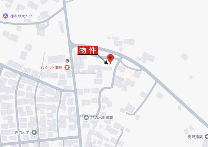 津市芸濃町椋本《1号棟》の地図|詳細Map