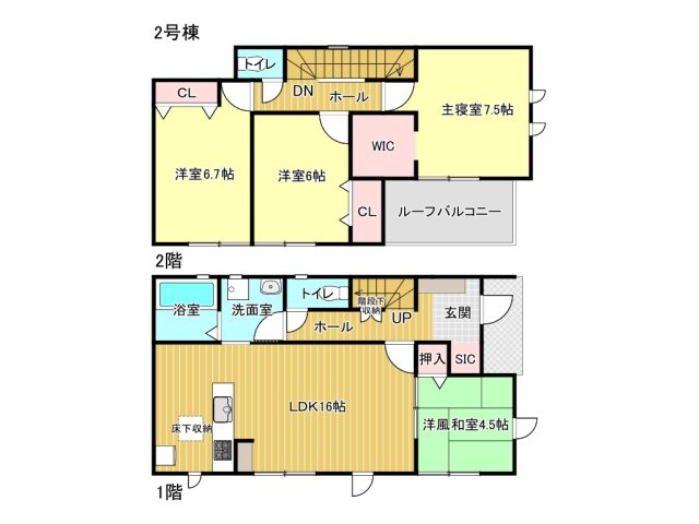 津市芸濃町椋本《2号棟》の間取り