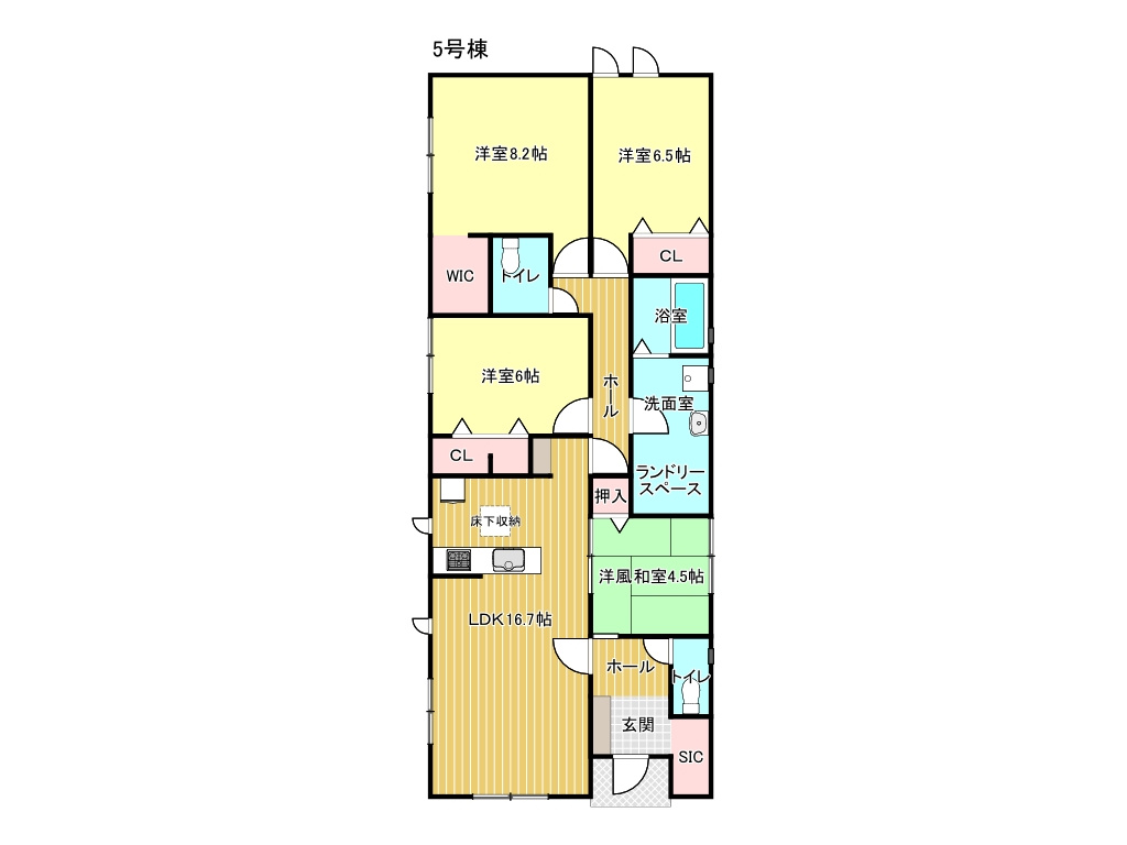 津市芸濃町椋本《5号棟》の間取り