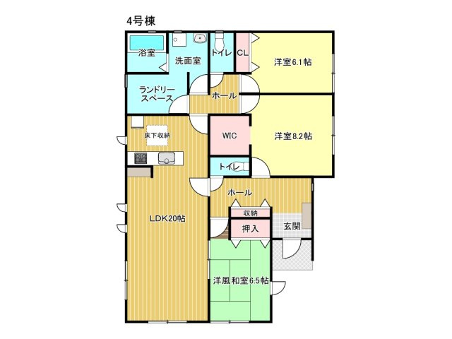 津市芸濃町椋本《4号棟》の間取り