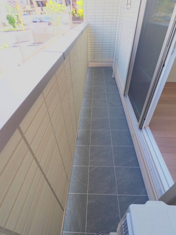 VILLA CITY　B棟のバルコニー