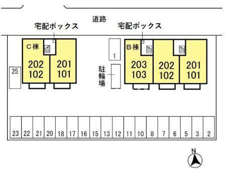 エピナールの区画図|当社、チルホームのHPもご覧ください(^^)/物件情報多数♪