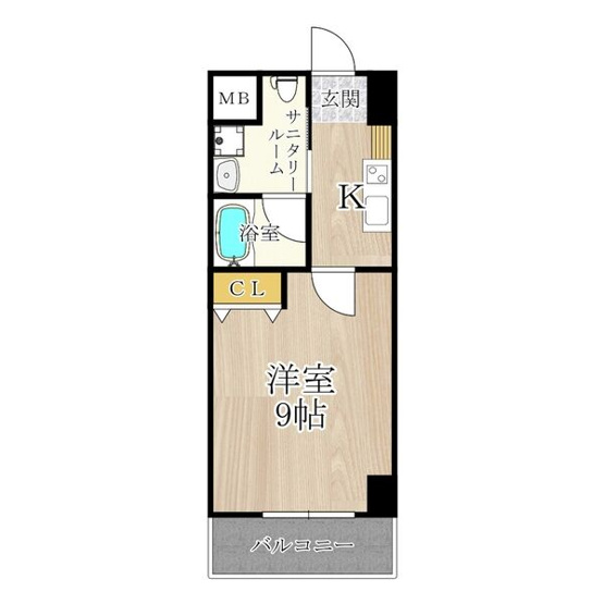 【間取り】 | R-Ⅱコート | お部屋の間取りです