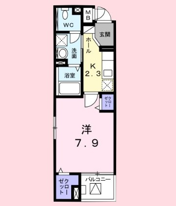 フィオーレ静の間取り