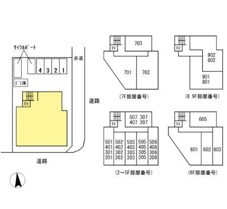 EXCEL KEIWAの区画図