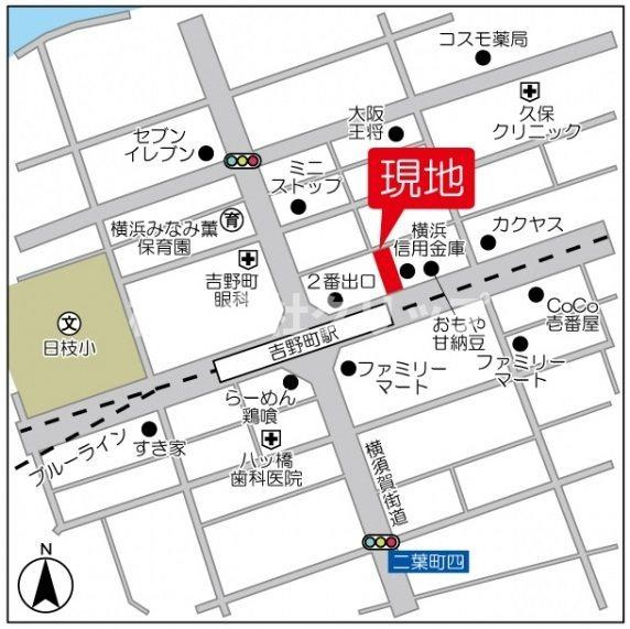 横浜ベイクリウスの地図