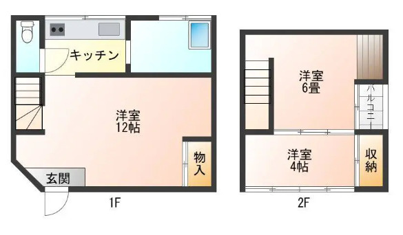 埼玉県富士見市　戸建ての間取り