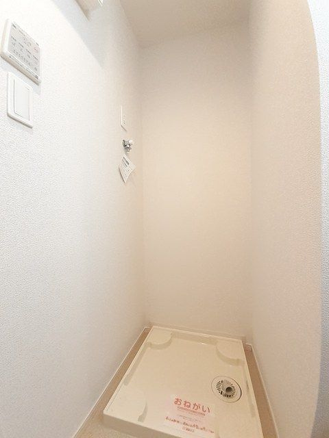 パークサイド十番山　経堂の洗面所|広い洗面スペース