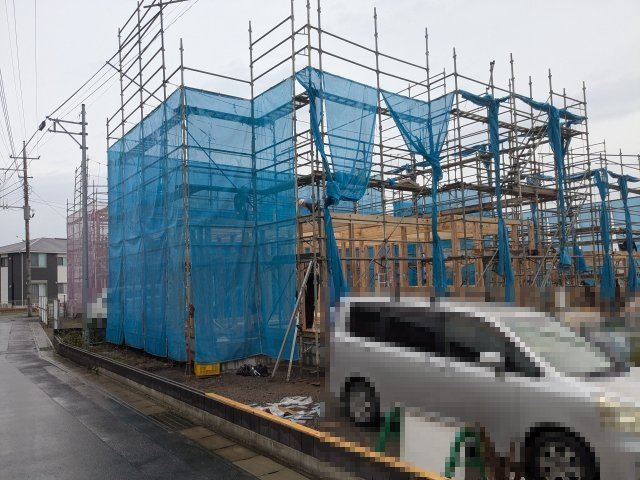 リーブルガーデン第2高崎乗附の前面道路含む現地写真