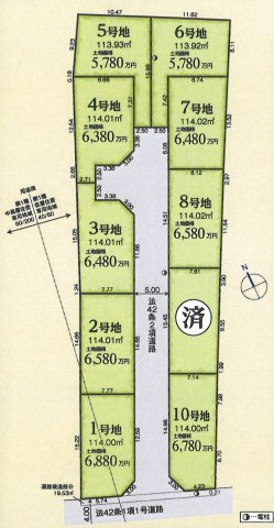 調布市富士見町2丁目 京王線 調布駅 売地の土地図