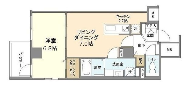 【間取り】 | コスモリード東日暮里 | 間取り